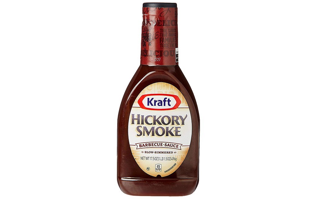 Kraft Hickory Smoke Barbecue-Sauce, Slow-Simmered   Plastic Bottle  496 grams